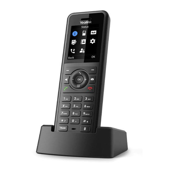 Yealink W57R Professional Business DECT Handset, 1.8' Color Screen, HD Voice, up to 40 hrs talk time, 575 hrs standby, Vibration alarm, No Perception - Leader Electronics
