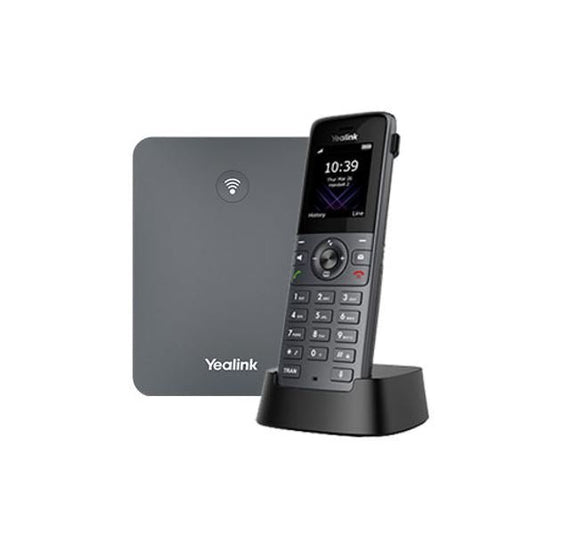 Yealink W73P High-Performance IP DECT Solution including W73H Handset and W70B Base Station, Up to 20 simultaneous calls, Flexible Noise Reduction - Leader Electronics