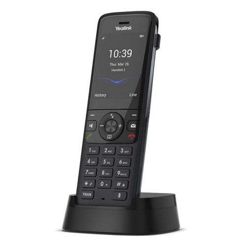 Yealink W78H Wireless DECT Handset, Scalable Solution, Optimised Wireless Communication,Business Use, Long Battery Life, 2.4'' 240x320 TFT ColorScreen - Leader Electronics