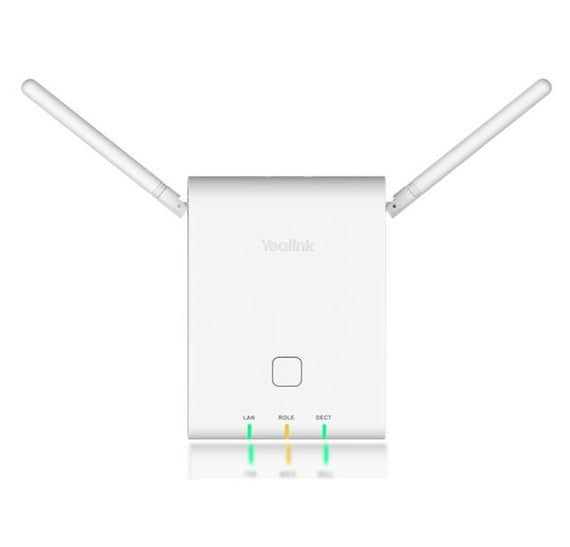 Yealink W90B Multicell DECT Base Station, support W53H,W56H,CP930W and DD Phone, PoE support, Wallmount only - Leader Electronics