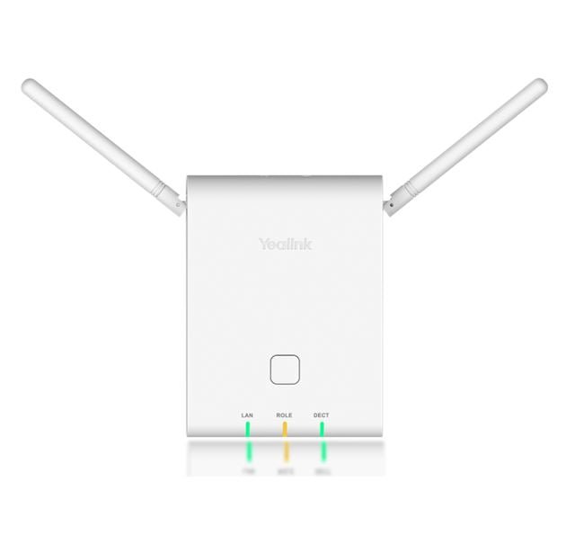 Yealink W90B Multicell DECT Base Station, support W53H,W56H,CP930W and DD Phone, PoE support, Wallmount only - Leader Electronics
