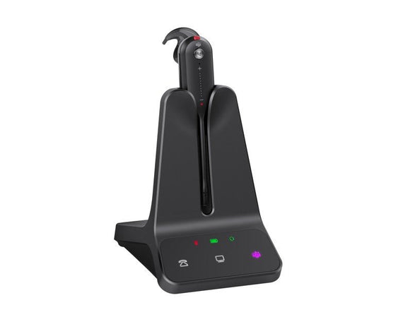 Yealink WH63 E2 Convertible DECT Wireless Teams Headset 8 hours talk time185m Wireless range Dual microphone Multi-device Connectivity - Leader Electronics