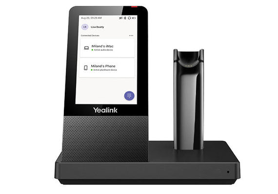 Yealink WHB670 Replacement DECT Base with Touch Screen for WH67 MS and UC Headsets - Leader Electronics