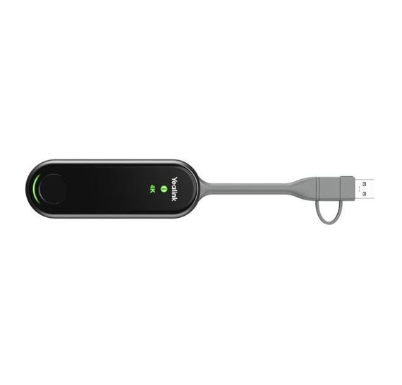 Yealink WPP30 Wireless Presentation Pod | One-click, Trouble-free Presentations, Plug & Play, Hardware Encoding, 4K UHD, Wifi 16 High-speed Chip - Leader Electronics