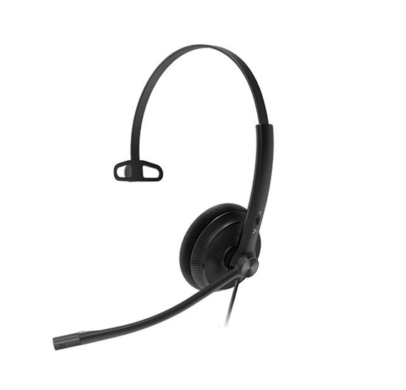 Yealink YHS34 Lite Mono Wired Headset with QD to RJ Port, Wideband Noise-Canceling Headset, Monaural Ear, RJ9, QD Cord, Foamy Ear Cushion - Leader Electronics